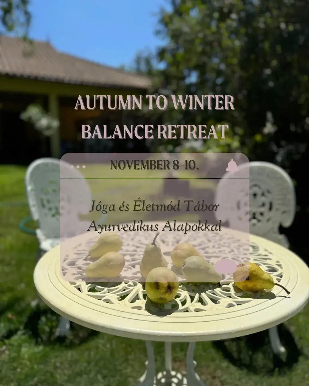 Jóga és Életmód Tábor Ayurvedikus Alapokkal - Devá Yoga studio